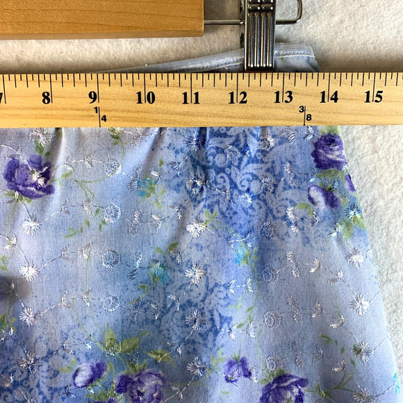 Vintage Y2K 90s Womens Mini Skirt Sz Purple Fairy Softgirl Coquette Cottage - Picture 6 of 10